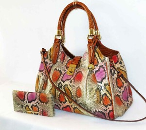 brahmin dark rum wallet