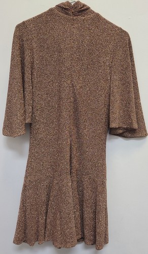 BLACK HALO Copper Zest Coralia Mini Lined Dress Size 8 (293) Made in the USA! - Picture 2 of 10