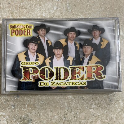 Grupo Poder de Zacatecas ''Bailables con Poder'', cassette.