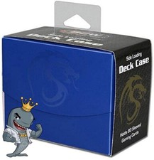 BCW Gaming Deck Case Side Loading - Blue Holds 80 Sleeved Cards FREE SHIP