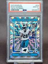 2023 Donruss Elite Series Miles Sanders✨️ POP 1✨️#ES8 PSA GEM MT 10 
