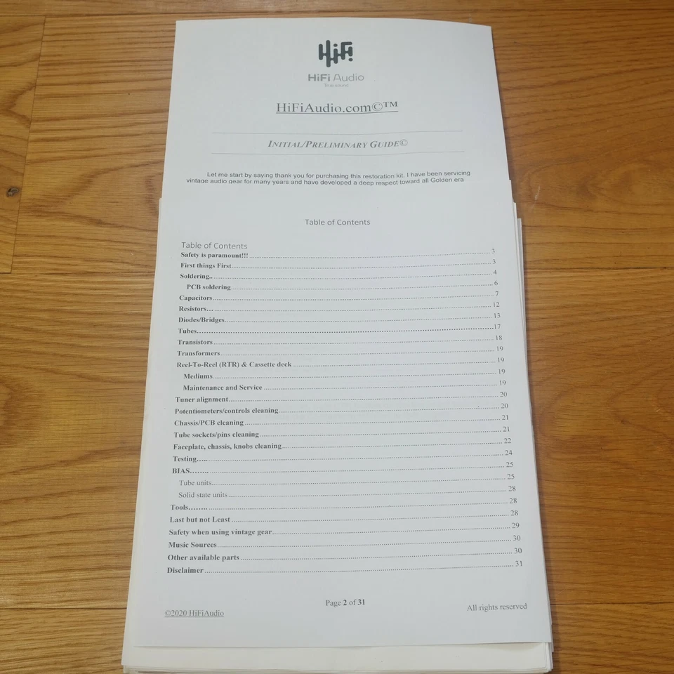 McIntosh MC7106 COMPLETO restauración recapitulación reparación actualización reconstrucción kit condensador Foto 4 de 4