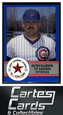 Hector Villanueva 1988 ProCards Eastern League All-Stars #E-28 Pittsfield Cubs