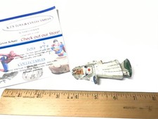 Original Barclay Manoil lead toy Manoil Nurse in white with wash basin.