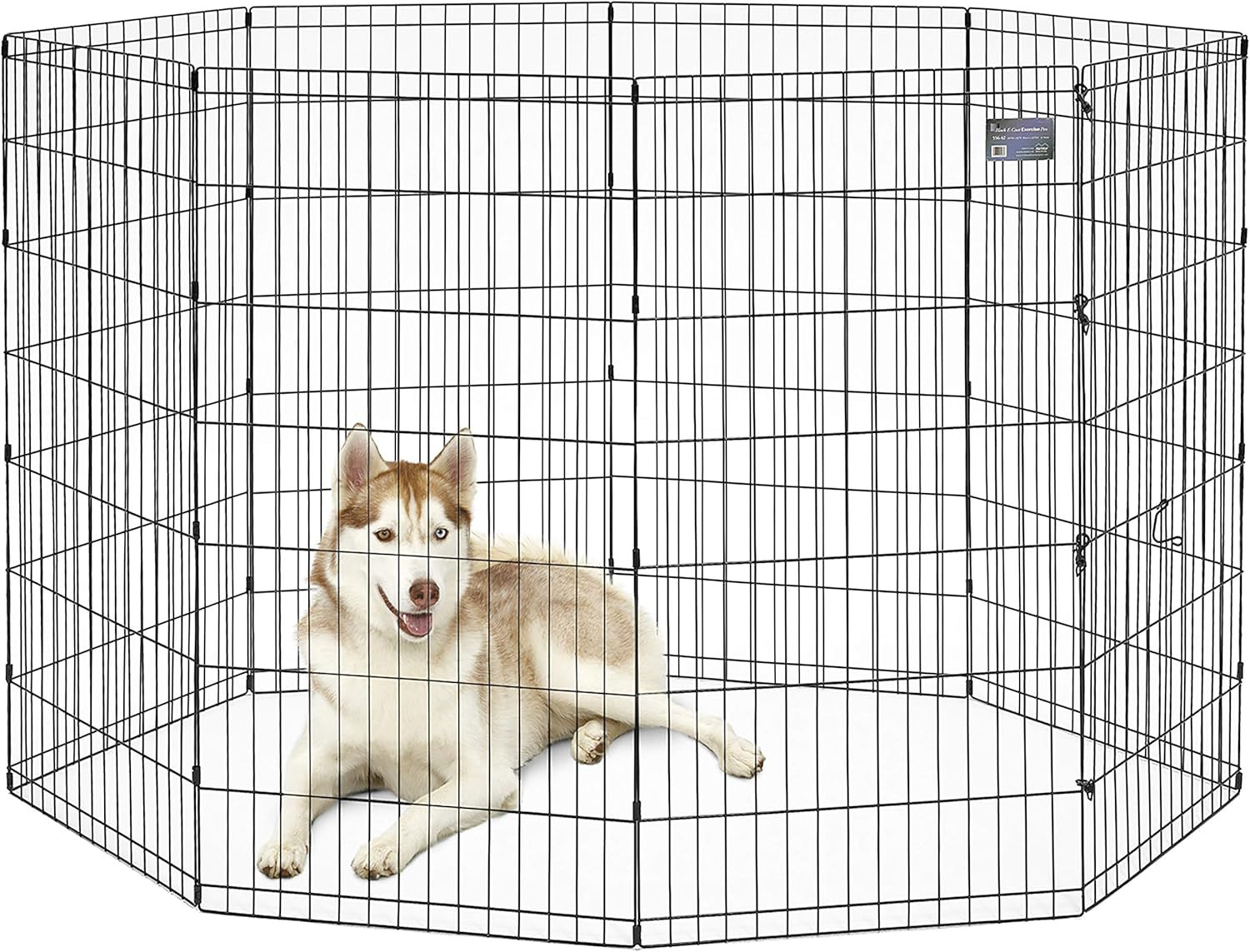 Recinto Animali Metallo Pieghevole con Picchetti - Box Esterno Cani Gatti