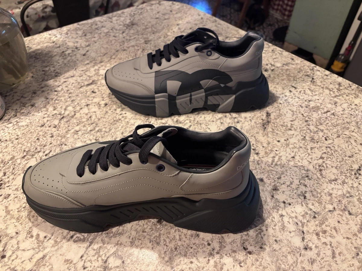 Dolce&Gabbana Leather Upper Gray Casual Shoes for Men for sale | eBay