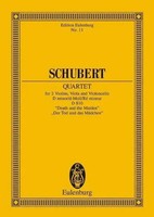 Franz Schubert | Streichquartett D-Moll (1981) | Studienpartitur | Eulenburg, L.