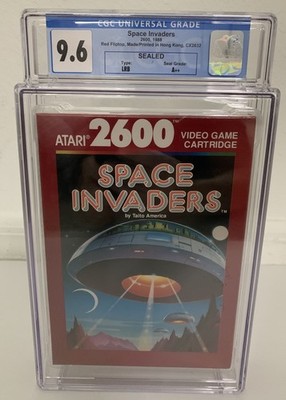 Space Invaders Atari 2600 Red Box - Factory Sealed - CGC 9.6 A++