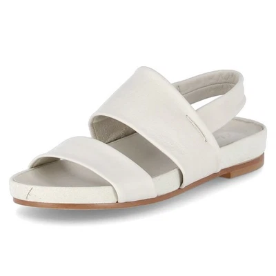 CLARKS Women's Pure Strap weiße Leder-Sandalen - Bild 1 von 4