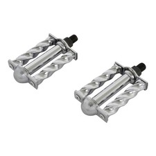 OG Lowrider Classic MINI SQUARE TWISTED PEDALS 1/2" Chrome