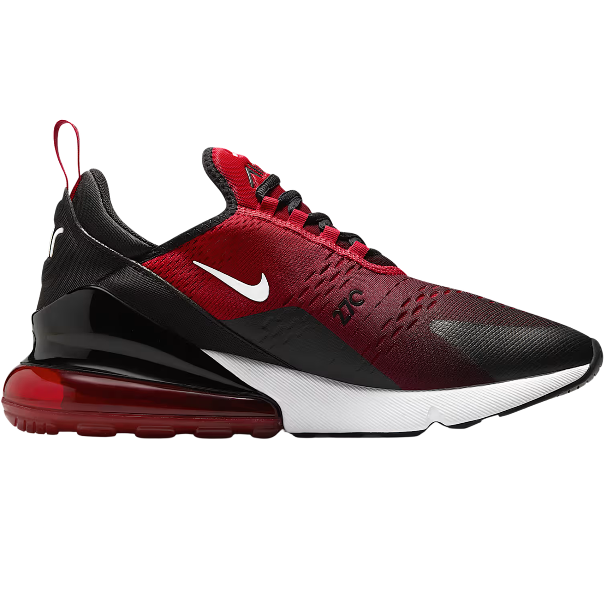 nike air max 270 black university red