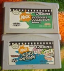 Gameboy Advance Video The Fairly Oddparents Vol.2 and Nicktoons Collection Vol.1