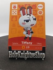  US TIFFANY 030 Animal Crossing Amiibo Nintendo Mint Card Series 1 Tracking