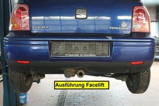 Stossstange / Stossfänger Hinten ( AB 2000 ) Seat Arosa 1.4 6 HS Farbe Azul-imp.
