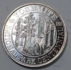 Yosemite National Park Centennial Coin 1 Troy Oz .999 Fine Silver Round Medal