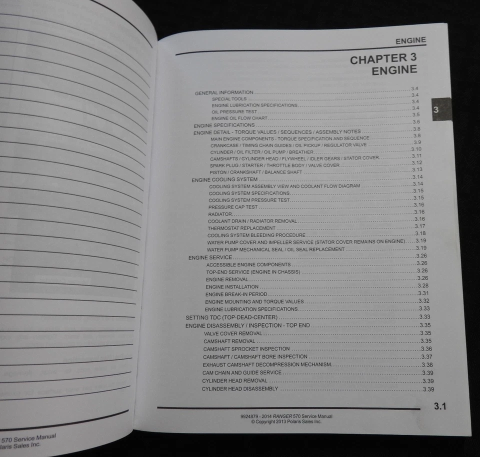 2014 Polaris RANGER 570 UTV ATV Service Repair Shop Manual MINTY OEM - Image 3 of 4