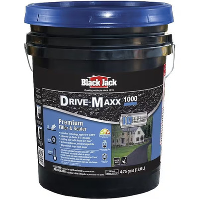 Black Jack Drive-Maxx 1000 Fast Dry Premium Driveway Filler & Sealer, 475 gal