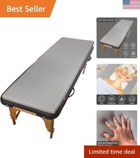 Professional Quality Memory Foam Massage Topper 73x24x2 - Removable  Easy Care
