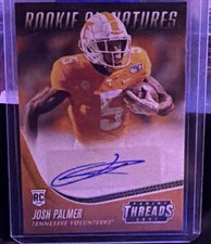 2021 Panini Chronicles Draft Picks Rookie Auto Josh Palmer chargers volunteers 