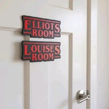 Custom Stranger Things Style Door Sign - Plaque - Name Plate - 3D Printed