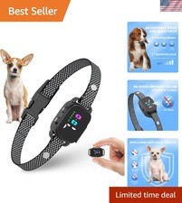 Anti-Bark Collar for Small Dogs, No Shock Anti Barking Collars with 7 Sensiti...