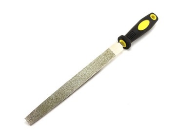 TMAX 10'' Long Diamond Coated Flat File Grit 60 Coarse, for Glass, Stone, Bone