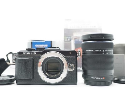 Olympus Pen Lite E-PL7 40-150mm Objektiv schwarz 10267 Auslösungen mit Box...