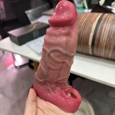 Penis Extender Thick Cock Sleeve Penis Extension Sleeve Sheath Male Enhancer Big