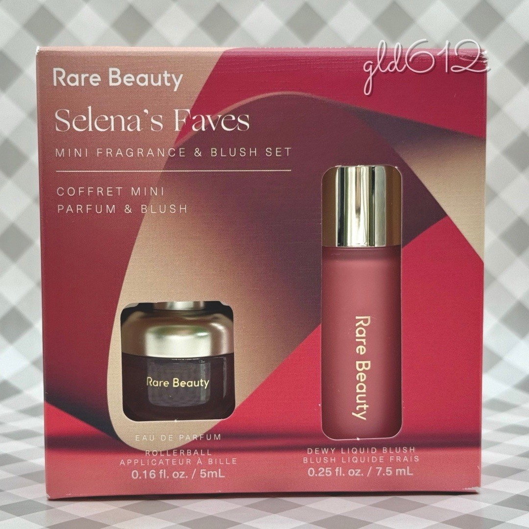 Rare Beauty Selena's Faves Mini Fragrance & Full Size HAPPY Blush