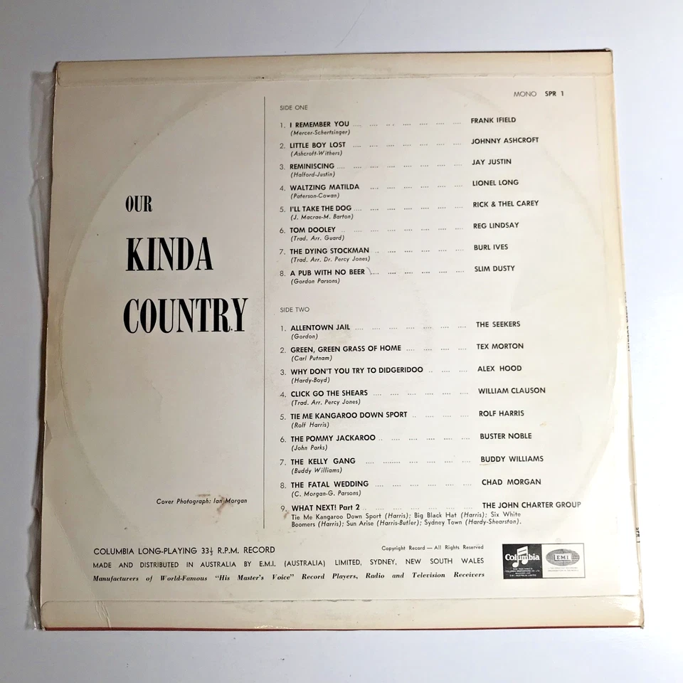 Our Kinda Country Vinyl LP Record 1967 Album - Image 2 of 4
