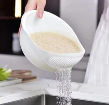 Rice Washer Strainer Bowl Rice Washing Bowl 