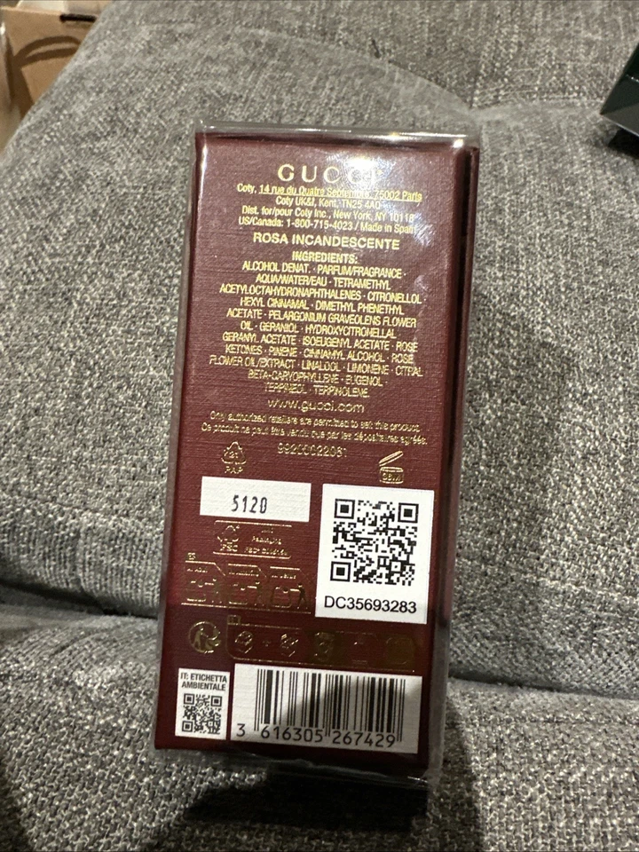 全新/密封古驰 Rosa 白炽灯男女通用淡香水 1.6 盎司 — 第 4/4 张图片