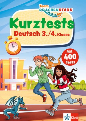 Team Drachenstark: Kurztests Deutsch 3./4. Klasse | Mit 400 Tests | Taschenbuch
