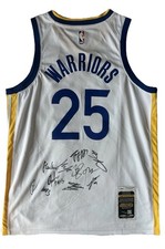 2025-26 Golden State Warriors Signed Team Jersey Kerr Payton Podz JSA COA