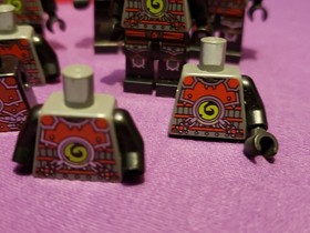 LEGO Ninjago Minifigure Lot Stone Army Warrior PARTS Red Yellow Blue *Read Desc*
