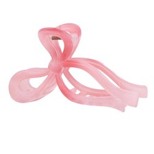 Ribbon Bow Hair Claw Clip Pink Hair Claw Bow Hair Clips Non-Slip Claw Clips