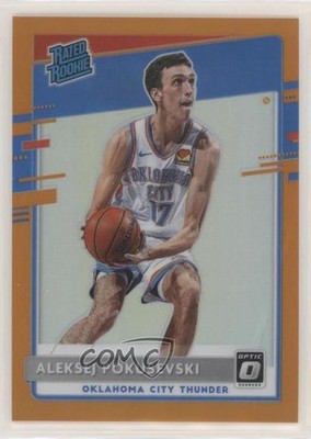 2020 Donruss Optic Rated Orange Prizm /199 Aleksej Pokusevski #167 Rookie RC 0el