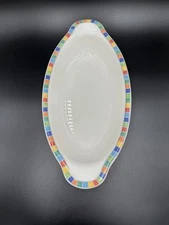 Villeroy & Boch Twist Alea Limone Oval Baking Casserole Dish 11.75 x 6.25  EUC