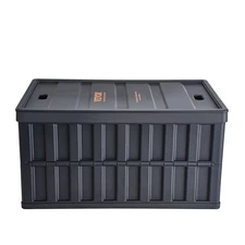 VEVOR Collapsible Storage Bins with Lids, 65L 3 Packs, Folding Plastic Stackable