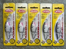 5 Berkley Jointed Flicker Shad #7 3” Crankbait Fishing Lure Pearl S30