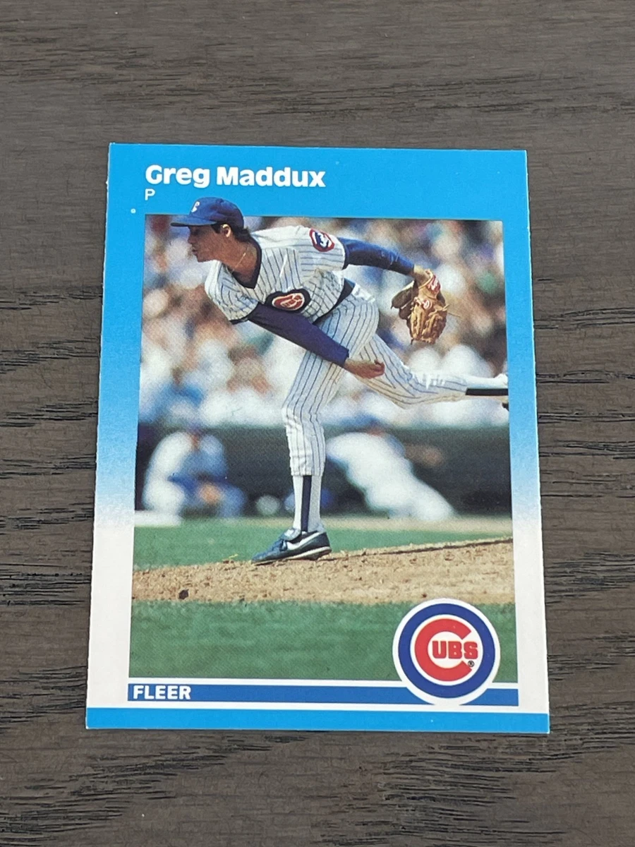 Fleer Greg Maddux Rookie Baseball Sports Trading Cards