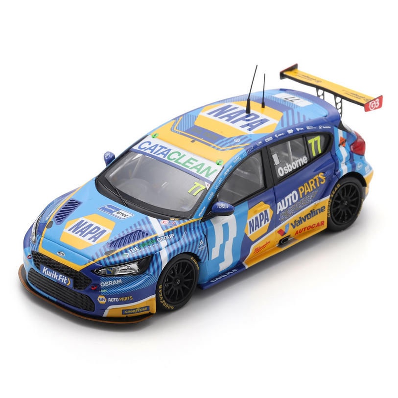 1:43 Spark UK038 Sam Osborne Ford Focus NAPA #77 BTCC Knockhill 2025