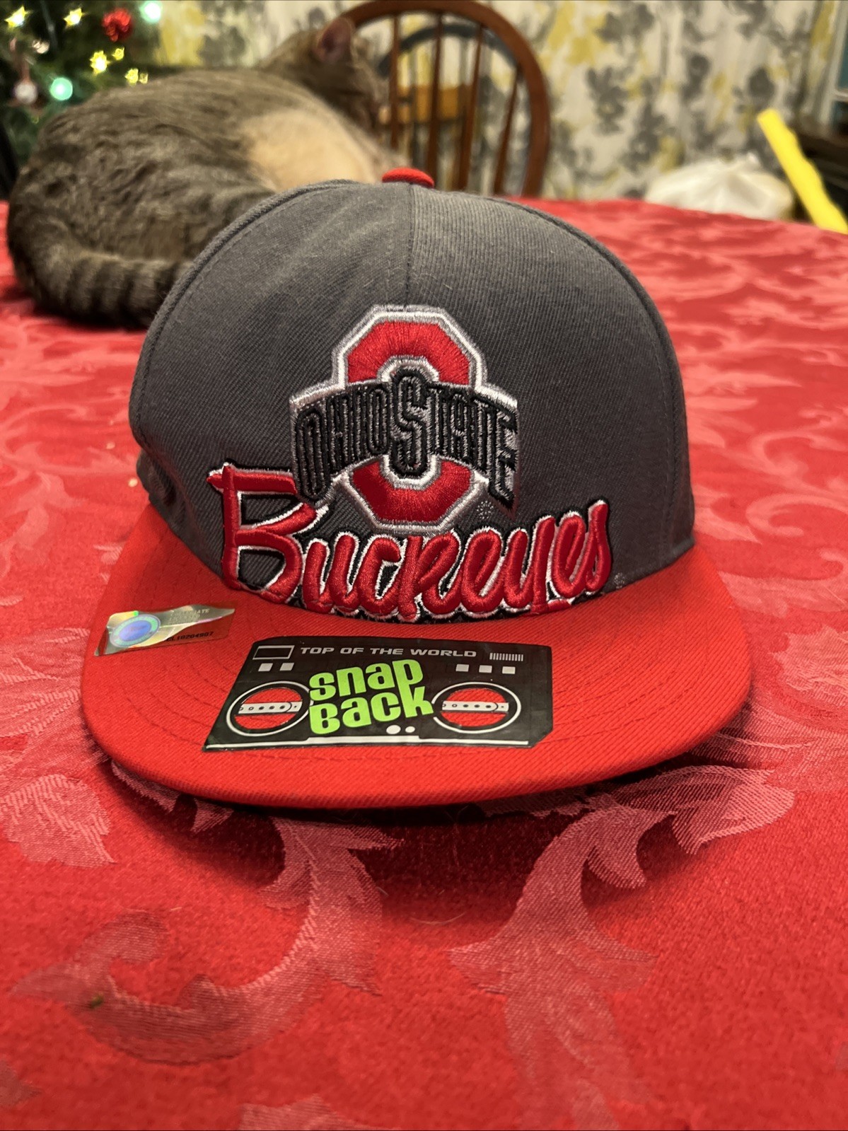 Ohio State Buckeyes Snap Back Collegiate Cap Hat One Size Fits Most