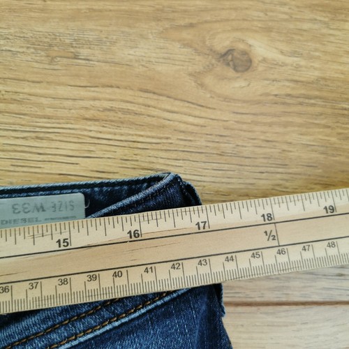 Diesel Zatiny Jeans Mens W33 L32 Blue Regular Fit Bootcut Leg Denim Button - 第 5/11 張圖片