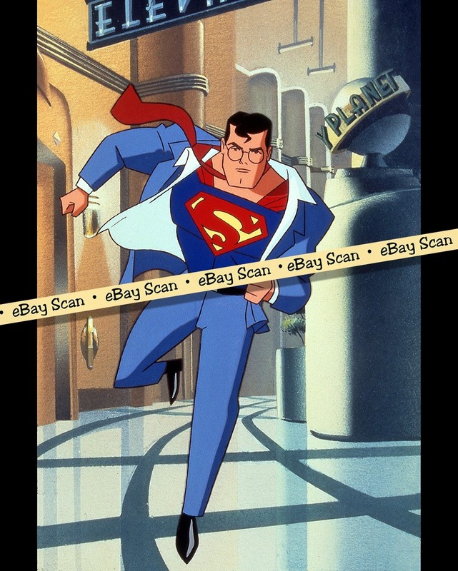 Rare! SUPERMAN THE ANIMATED SERIES Cartoon TV Photo WARNER BROS DC Comics