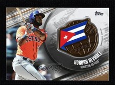2020 Topps Global Game Medallions Gold 7/50 Yordan Alvarez #GGM-YA 00d2