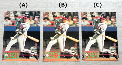 STEVE AVERY 1992 Gold RBI Card #5 _ Receive Exact Card (B) Only in Middle