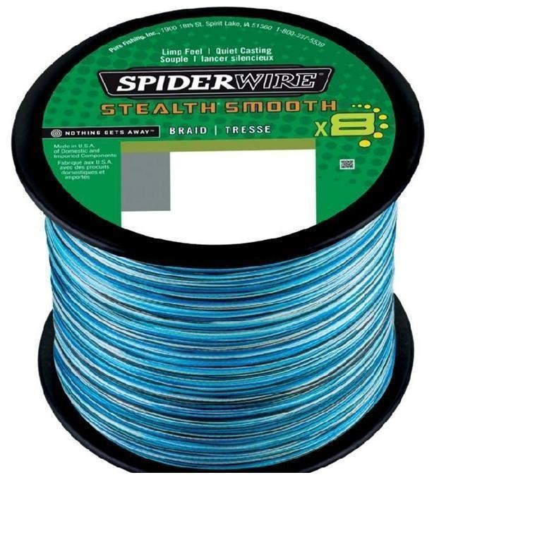 SpiderWire Stealth Smooth x8 0,11mm / 10,3kg / 2000m Geflochtene Schnur BLCM