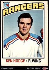 1976 O-Pee-Chee NHL #25 Ken Hodge Rangers-Hockey 4 - VG/EX