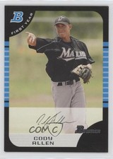 2005 Bowman Draft Cody Allen #BDP49 0i6